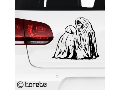 Shih tzu nálepka - Shih Tzu Aufkleber sticker