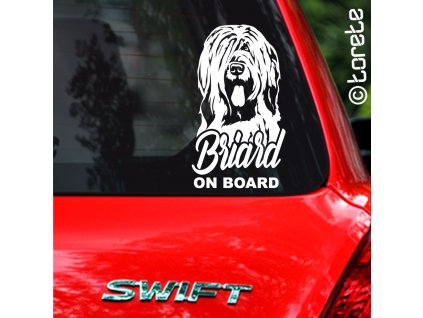 briard sticker