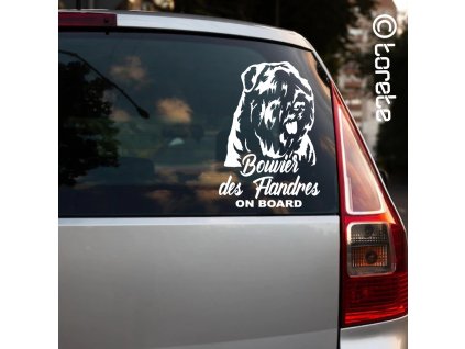 Bouvier des Flandres sticker aufkleber