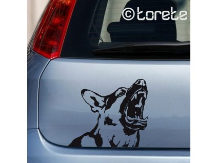 German Shepherd  sticker - Německý ovčák nálepka - Deutscher Schäferhund Aufkleber