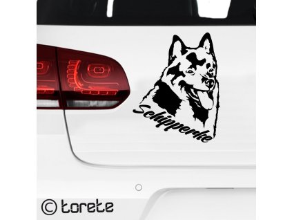 Schipperke sticker aufkleber