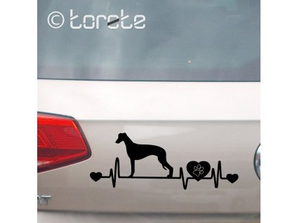 Vipet nálepka - Whippet Aufkleber sticker