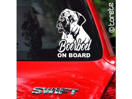 Boerboel sticker nalepka bursky buldok