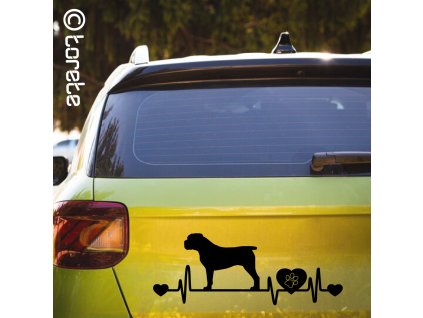 Boerboel bursky buldok nálepka-Boerboel Aufkleber - boerboel sticker