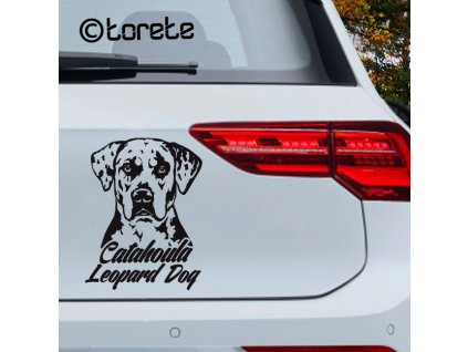 Catahoula Leopard Dog sticker aufkleber