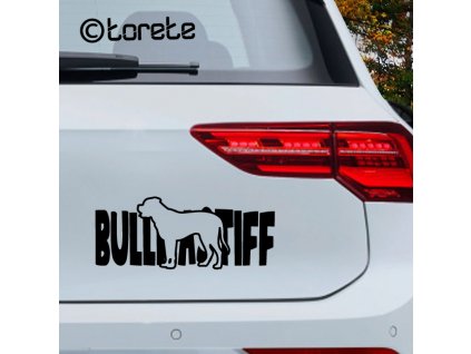 Bullmastif – nálepka - Bullmastiff - Aufkleber sticker