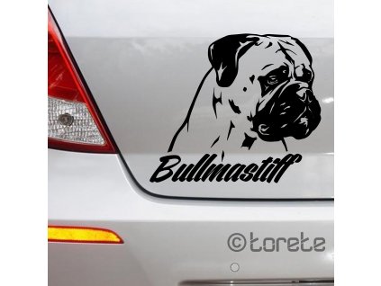 Bullmastiff nálepka aufkleber sticker