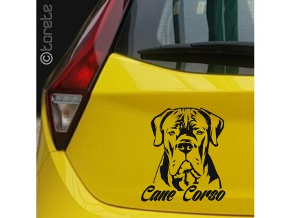 Cane corso nálepka  autómatrica  autocollant de voiture  naklejka na samochód -Canecorso Aufkleber sticker