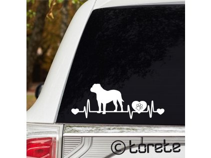 Malorská doga nálepka-Mallorca Dogge Aufkleber - Ca de Bou sticker