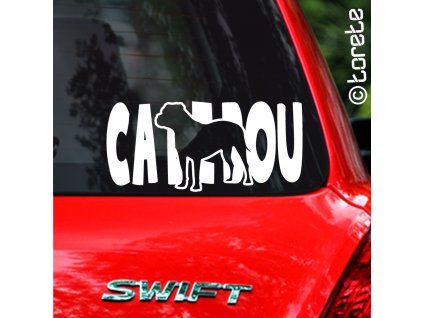 Malorská doga nálepka - Mallorca Dogge Aufkleber - Ca de Bou sticker