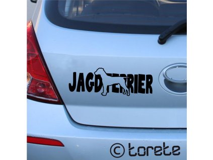 jagdterrier sticker aufkleber - jagdterier nalepka
