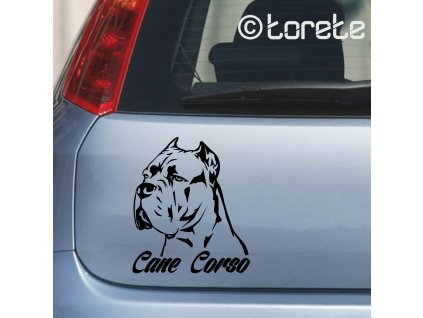 Cane corso nálepka  autómatrica  autocollant de voiture  naklejka na samochód -Canecorso Aufkleber sticker