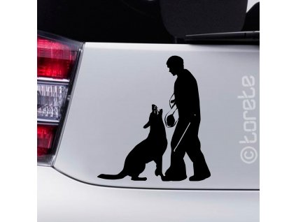 German Shepherd sticker - Německý ovčák nálepka - Deutscher Schäferhund Aufkleber