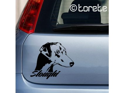 Sloughi  Aufkleber nalepka sticker  naklejka na samochód    autómatrica  autocollant de voiture