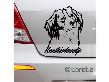 Kooikerhondje nalepka sticker aufkleber