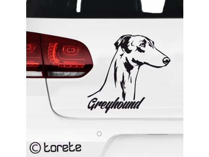 Greyhound nalepka sticker aufkleber