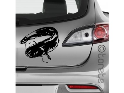 Sumec nalepka _ Welsartige aufkleber - Catfish sticker