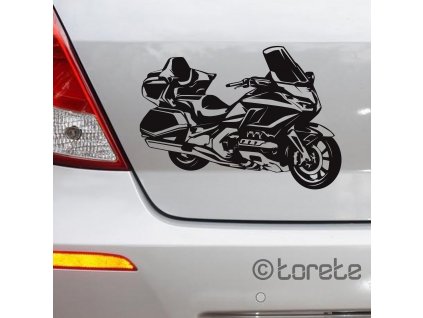 Motorka Gold wing nálepka sticker aufkleber