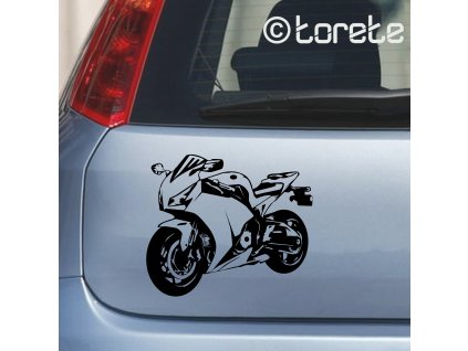 Motorka sportovní nálepka - Motorrad Sporttourer aufkleber - Motorbike Sport sticker