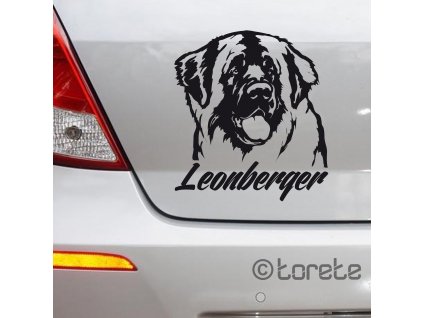 Leonberger nalepka sticker aufkleber