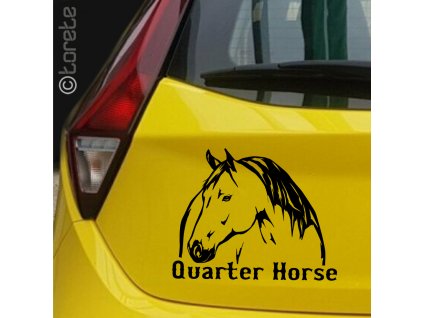 Nálepka  Quarter horse sticker aufkleber