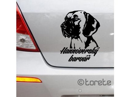 Hannoverský barvář nálepka