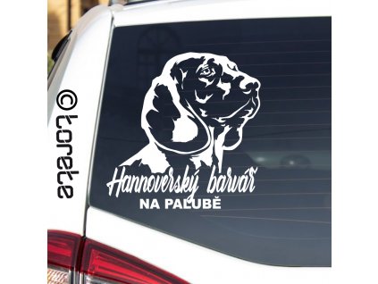 Hannoverský barvář nalepka