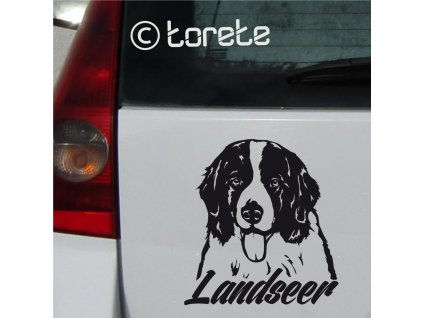 landseer nalepka sticker aufkleber