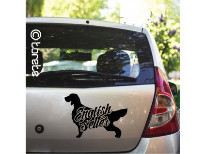 english setter sticker