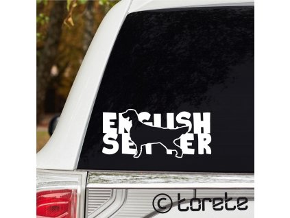 english setter sticker