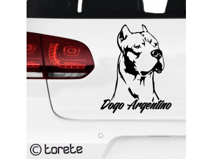 Argentinska doga Dogo Argentino Sticker