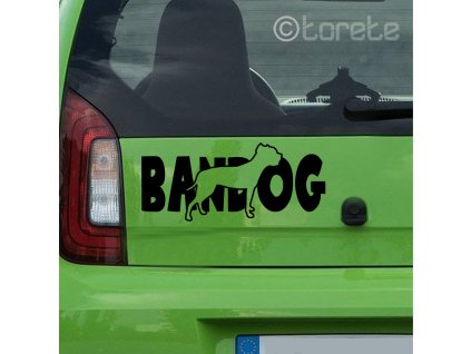 Bandog nálepka-Bandog Aufkleber - bandog sticker