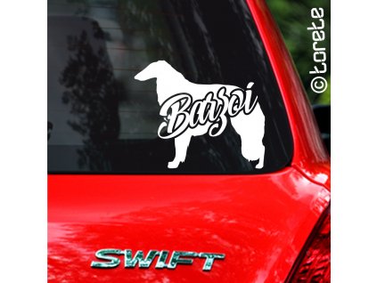 barzoi sticker - barzoj nalepka - barsoi aufkleber