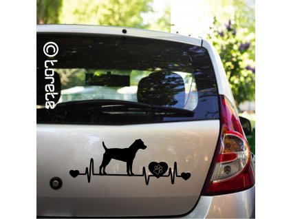 Patterdale terier nalepka -  Patterdale  sticker aufkleber