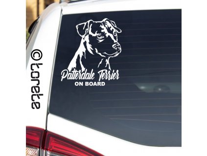 Patterdale terrier sticker