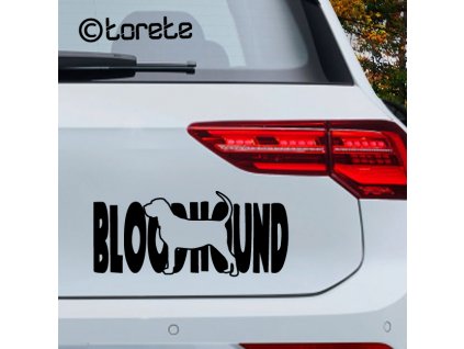 Bloodhound nálepka stickers aufkleber lepka