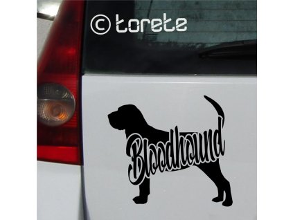 bloodhound sticker aufkleber lepka nalepka