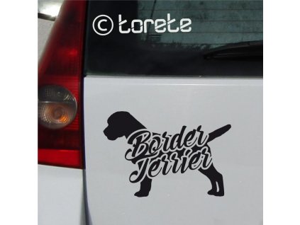 border terrier sticker aufkleber - border terier nalepka