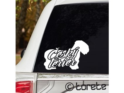 cesky terier nalepka - Tschechischer Terrier aufkleber - czech terrier sticker