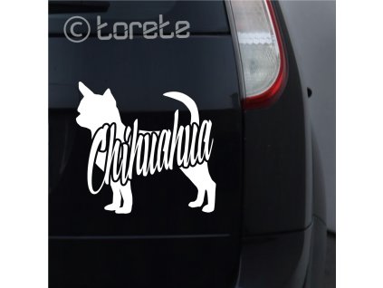 Chihuahua aufkleber sticker - civava nalepka