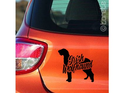 Irský vlkodav nalepka - Irischer Wolfshund aufkleber - Irský vlkodav nalepka - Irish Wolfhound sticker