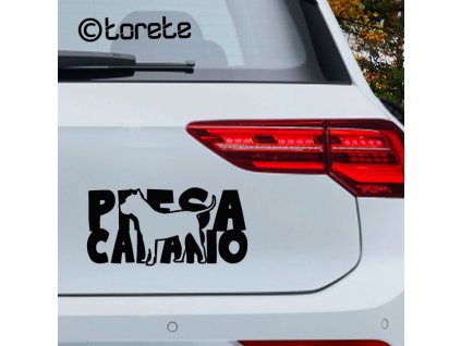 Kanarische Dogge aufkleber - dogo canario sticker - Kanárská doga nalepka
