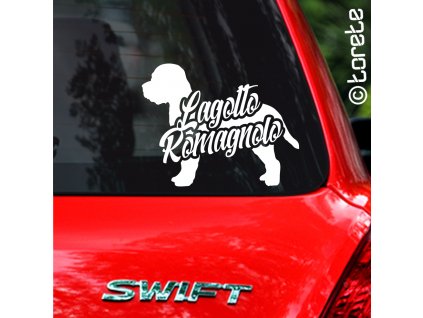 Lagotto Romagnolo sticker aufkleber nálepka