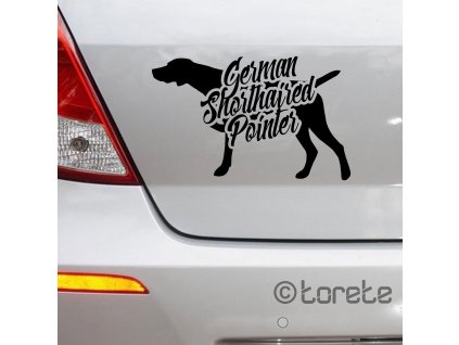 German Shorthaired Pointer sticker - Deutsch Kurzhaar aufkleber - Německý ohař krátkosrstý nálepka
