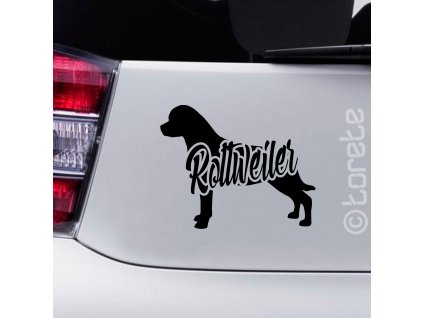 Rottweiler aufkleber aticker - Rotvajler nálepka