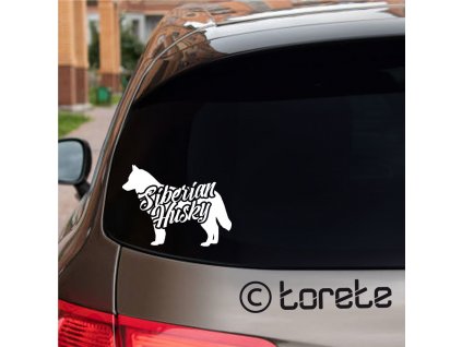Siberian Husky sticker aufkleber - Sibiřský husky nalepka