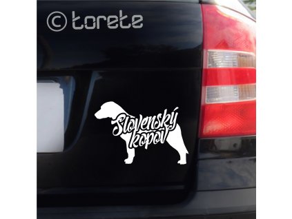 Slovak Hound sticker aufkleber slovensky kopov nalepka