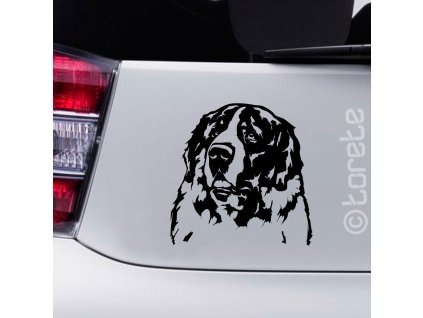 Pyrenean Mastiff sticker - Pyrenejský mastin nalepka - Mastín del Pirineo aufkleber