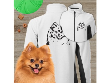 dámská fleece mikina s potiskem podle fotky _ mikina se psem _ Hoodie mit Hund _ sweatshirt with a dog_ mikina s fotkou