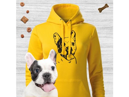 dámská mikina s potiskem podle fotky _ mikina se psem _ Hoodie mit Hund _ hoodie with a dog_ mikina s fotkou